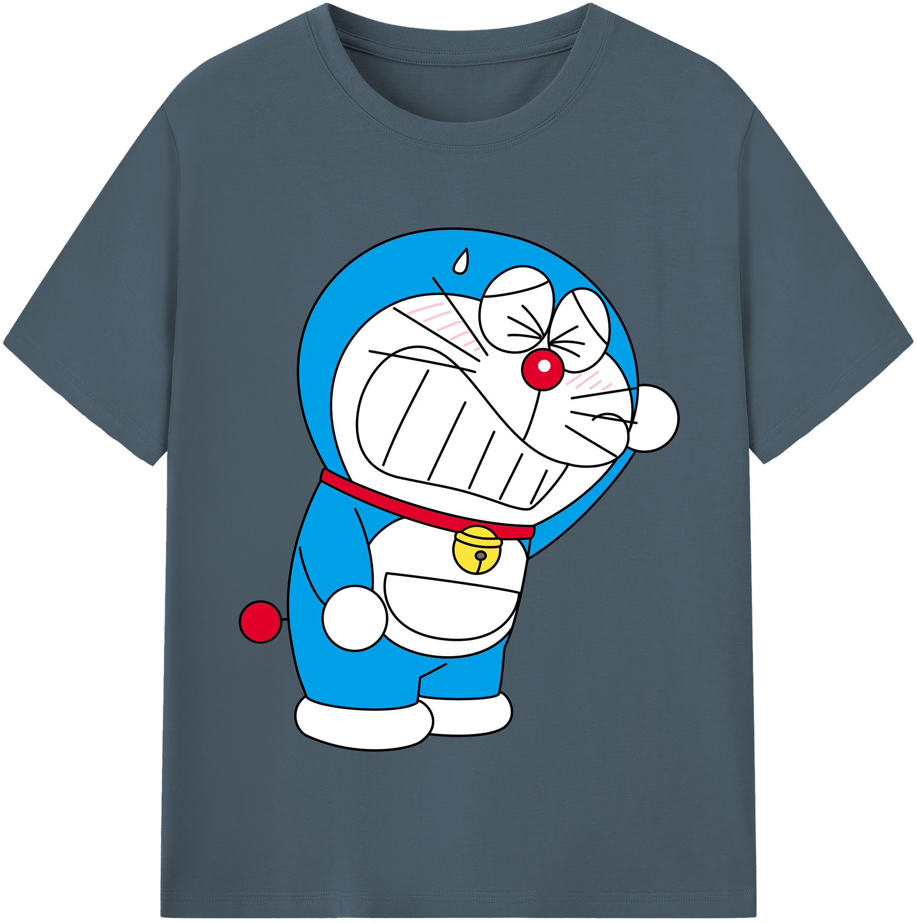 （画像用） ドラえもん Doraemon 綿100％半袖Tシャツ（フロントプリント）